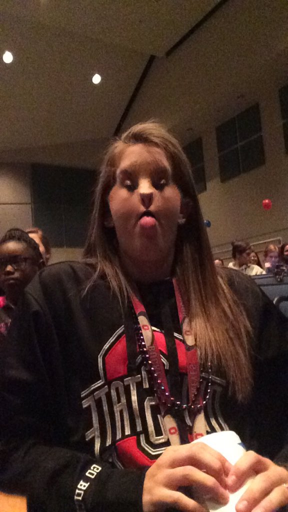 kydria_solomon's tweet photo. Megan @Meggle1014 is soo lit at D3 #SUP3RFHS #D3SGA https://t.co/Pm9VRaBmYB
