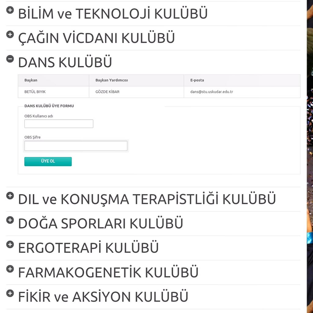 HİPHOP
MODERN DANS
ZUMBA
SOSYAL LATİN 
derslerimize katılma fırsatı yakala
DANSLA KALIN