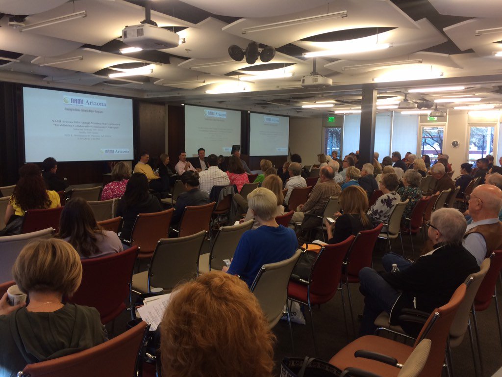NAMIofArizona's tweet photo. #NAMI Annual Meeting #ahcccs #MMIC #cenpatico https://t.co/cnVSt0Myb3