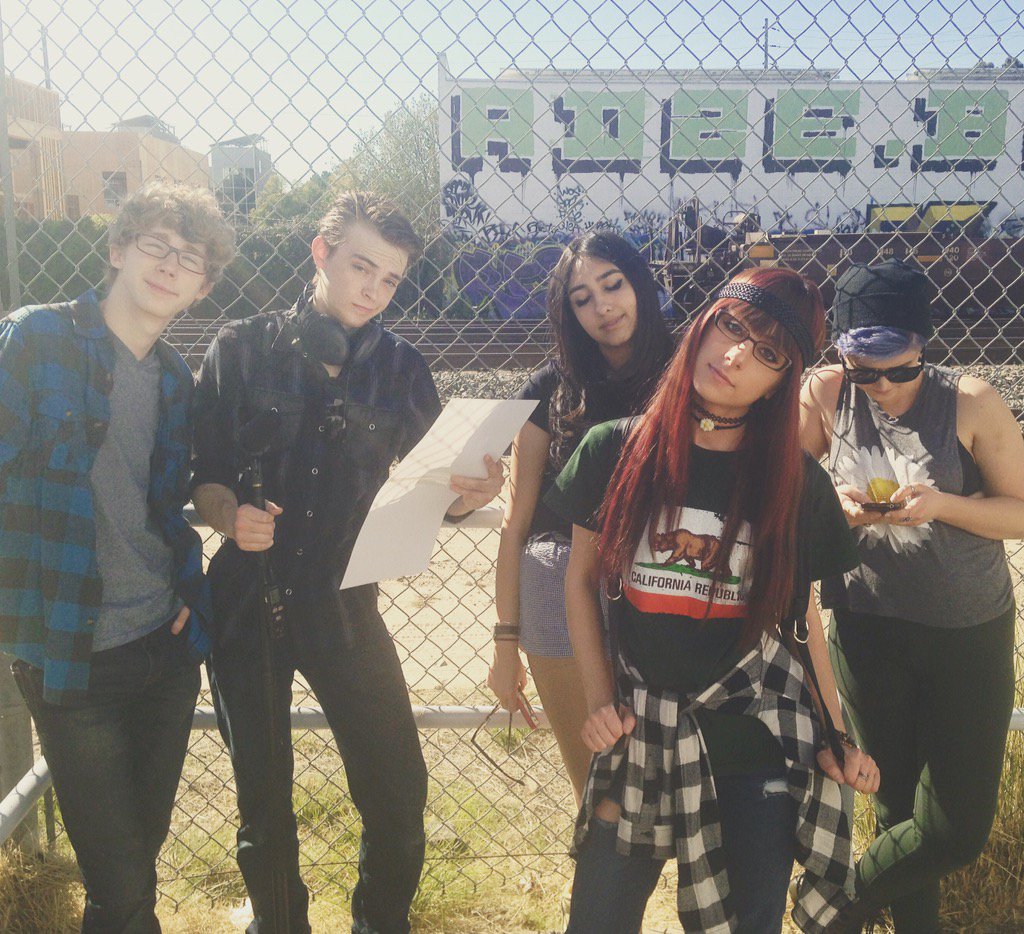 AstridClover's tweet photo. Jacey didn't know we were taking a picture.... Check out the new episode "Trigger Warning" https://t.co/uP2K6wOIXi https://t.co/zDZGYDAp2a