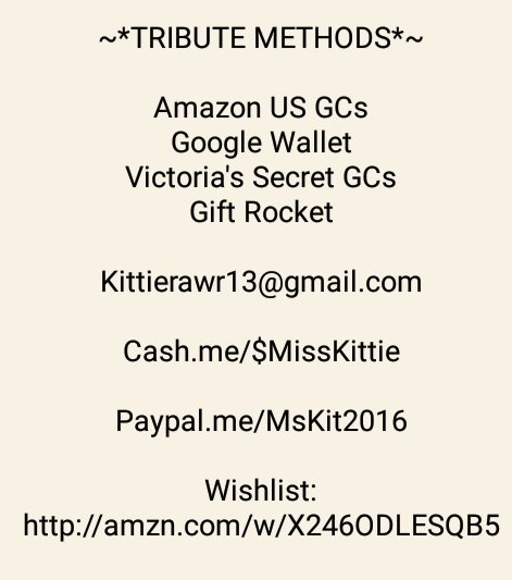 KittieTheQueen's tweet photo. Best way to grab My attention
#tributesmakemehappy https://t.co/myo3XmgH3O