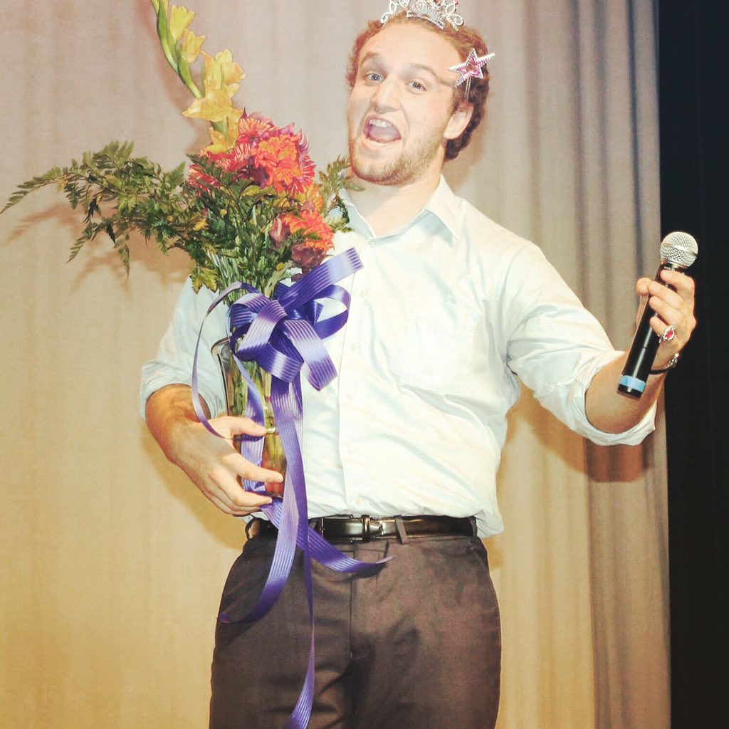 Congratulations Brother Simon Root - 2015 Miss(ter) Blue Hawk! Simon is a junior, majoring in mathematics.