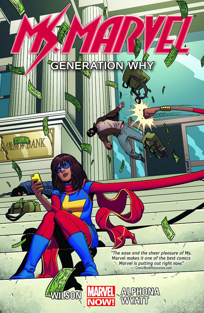 Marvel's tweet image. .@yalsa names #MsMarvel &amp;amp; #SquirrelGirl Top Graphic Novels for Teens in 2016! bit.ly/1TscNHX