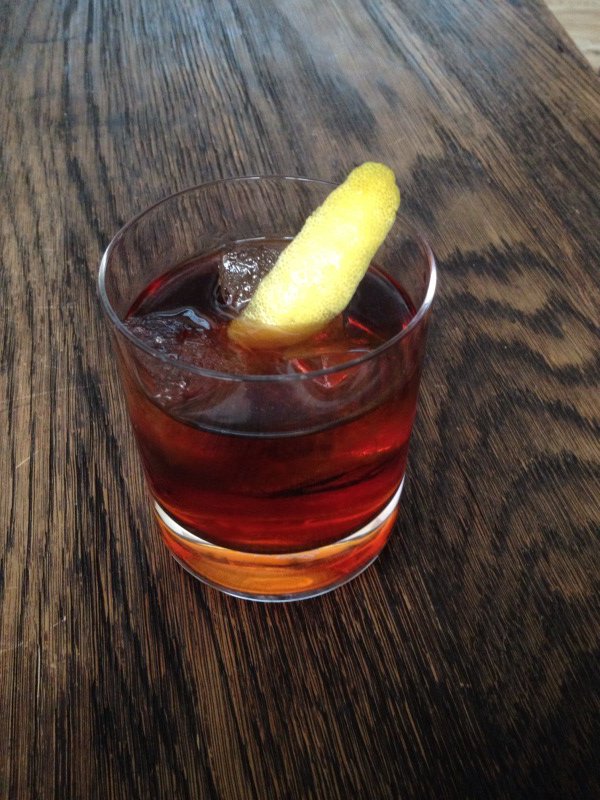 80thoreau's tweet photo. The Bitter Boo Boo: @bullyboybooze 1.5 oz White Whiskey, 1.5 oz @cynar, .5 oz Wolfamer liqueur a l'orange https://t.co/9dYt4iRvgm