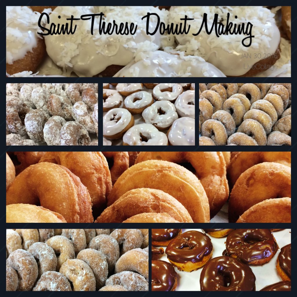 DonRende5's tweet photo. Please support St. Therese Youth Ministry this weekend! We made our famous homemade donuts again, don't miss out! https://t.co/hQnigNfWZn