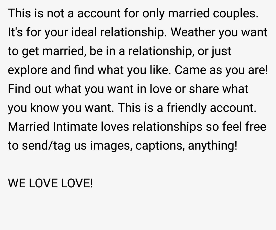 MarriedIntimate's tweet image. This is Married Intimate.