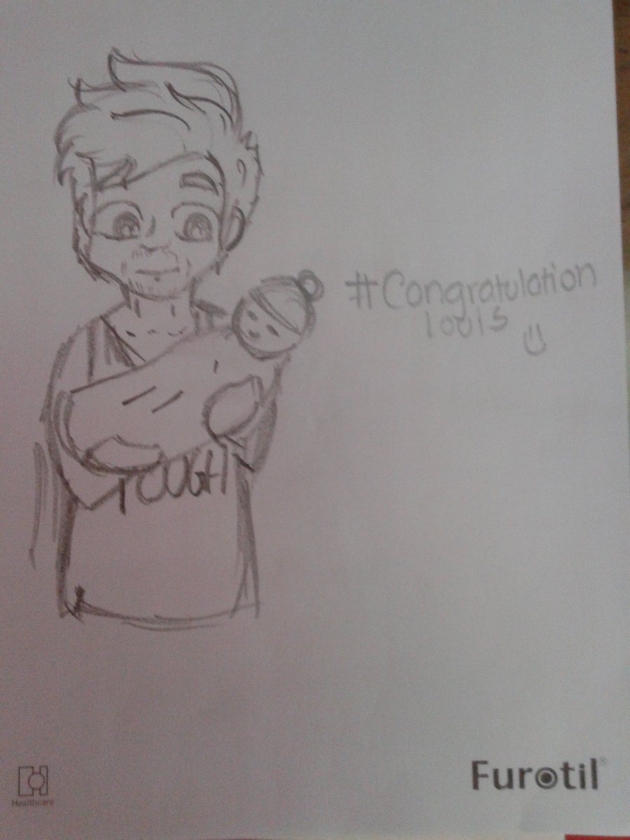 loserjuun's tweet photo. Well I kinda try to draw Louie and the baby but unfortunately it didn't worked well. Anyway #CongratulationLouis :0 https://t.co/RZACBzzQb8