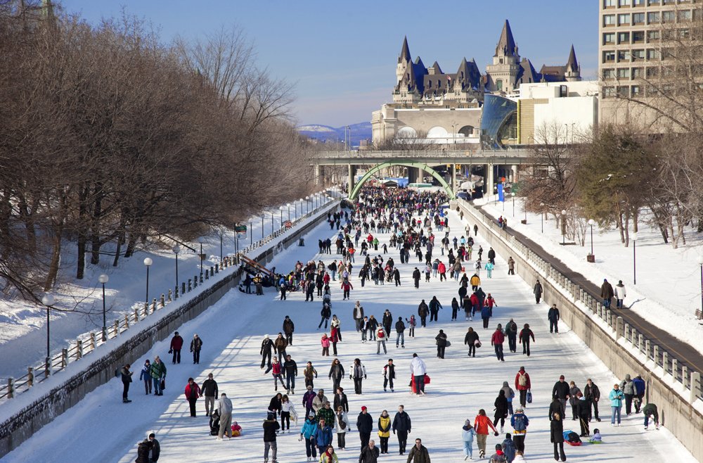 Bundle up and glide on the #RideauCanal Skateway—first day of the 46th season! #ottawa #ottnews #skating