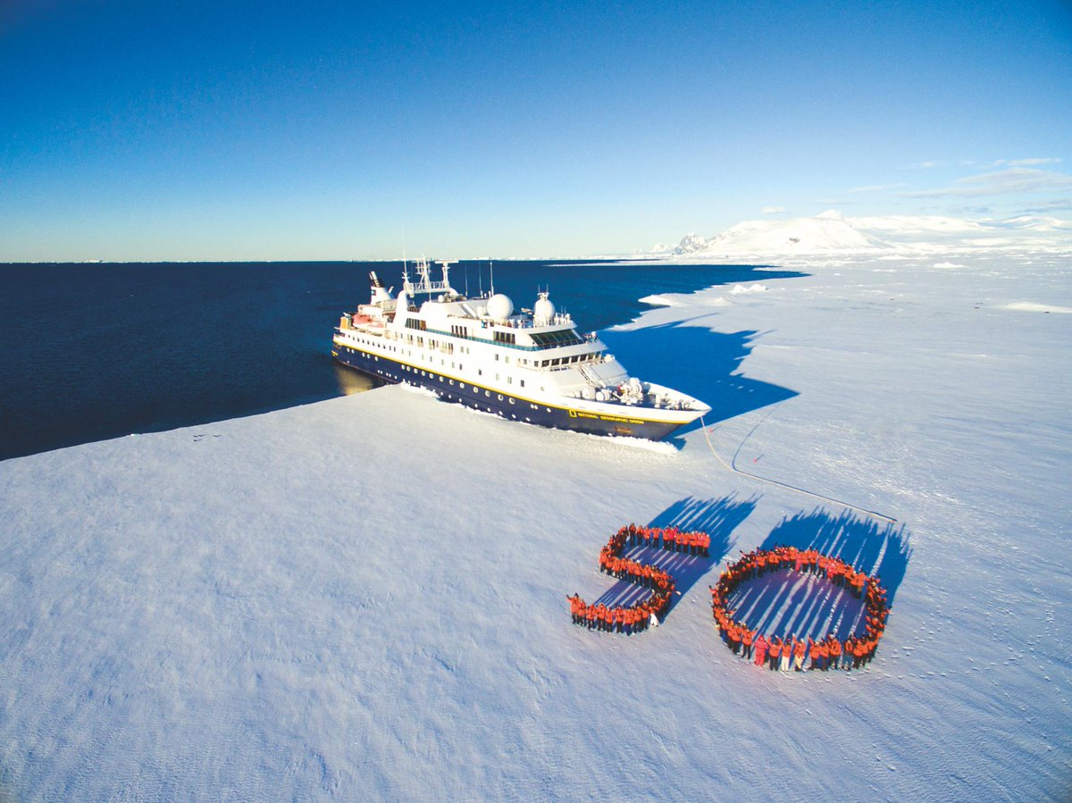 Today marks the 50th anniversary of Lindblad's first "citizen explorer" voyage to Antarctica on.natgeo.com/1QrbxDY