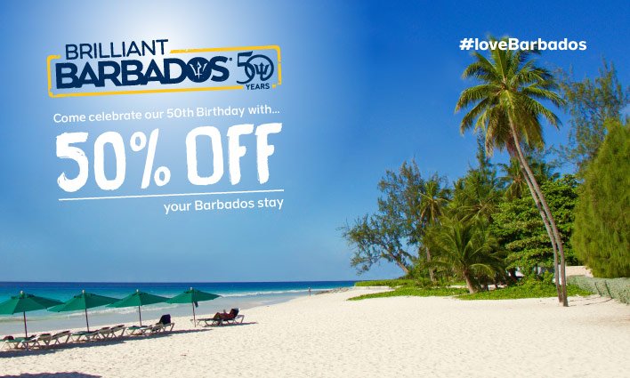 Barbados's tweet photo. Come celebrate our 50th! Plot your winter escape with a Barbados experience at great value! https://t.co/xJb4iTH56L https://t.co/JJSvW485bQ
