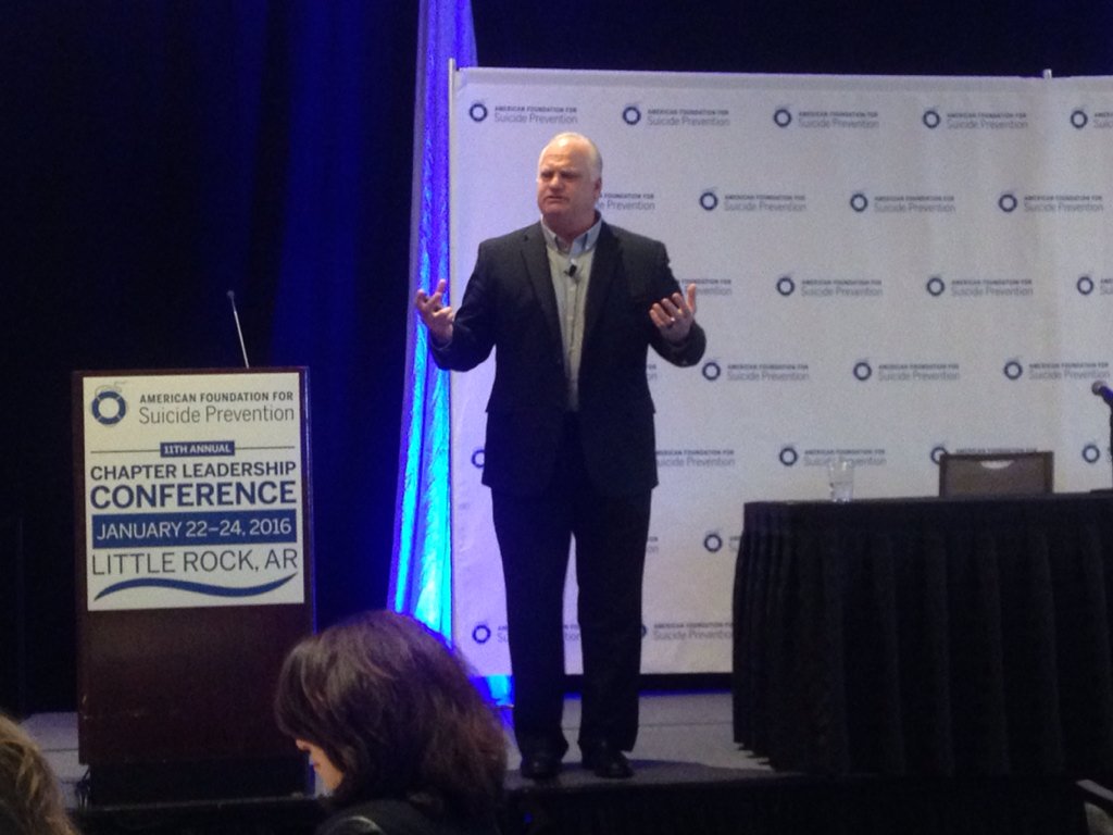 afspnational's tweet image. Huge thanks to NFL alumnus &amp;amp; "Real Men Do Cry" Author @EHipple for being our keynote speaker. #afsp16 #spsm