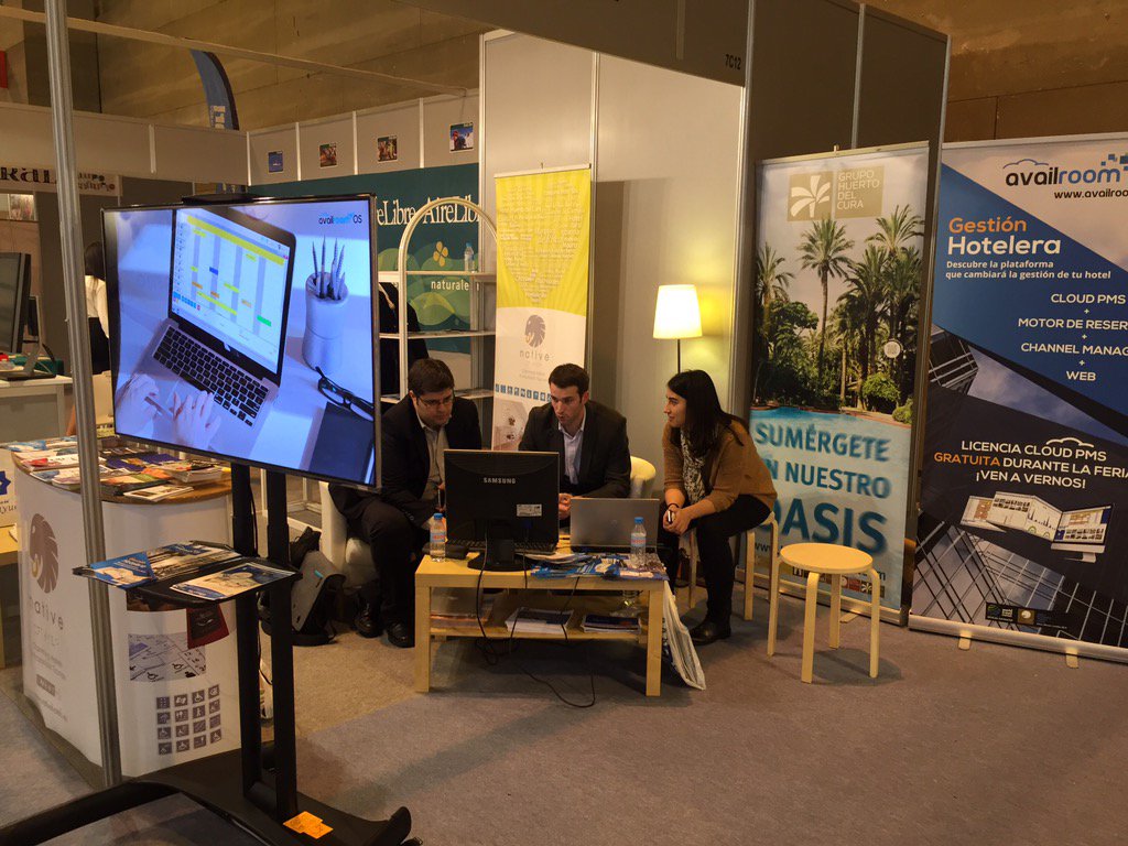 nativehotels's tweet photo. Presentando el motor de reservas AvailRoom y a nuestros hoteles en FITUR, pabellón 7, stand C12. https://t.co/hvPfGh2fdd