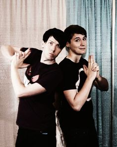 Dan Howell and Phil lester