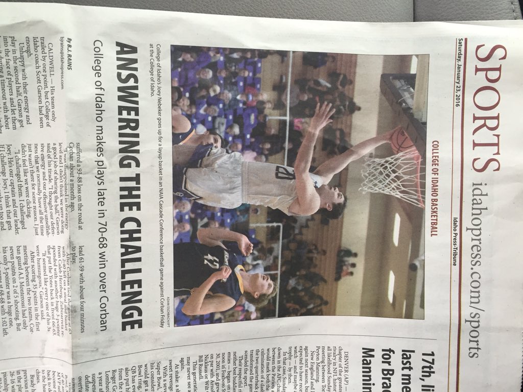 Scottgarson's tweet photo. @YoteFam and all @CoyoteAthletics fans ... We need you to #AnswerTheChallenge tonight for @YotesHoops at 7:30 pm! https://t.co/Ys51k0fH8v