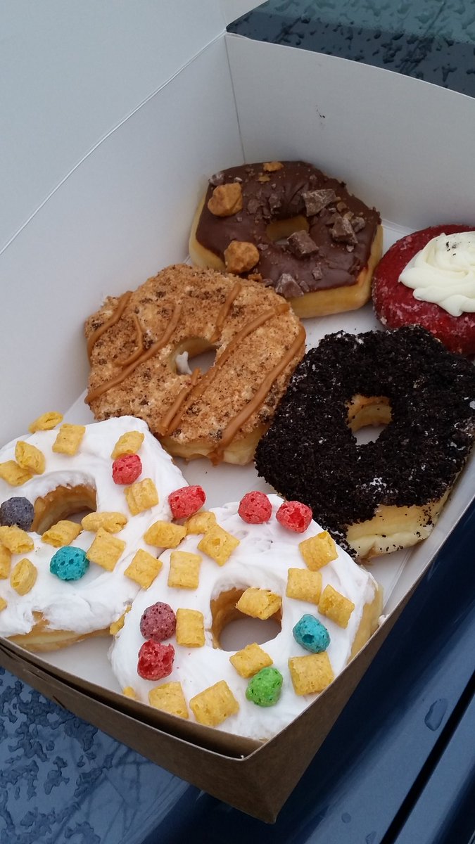 The proper way to start the day in Birmingham with <a href="/HeavenlyDonutCo/">Heavenly Donut Co.</a>. So good!