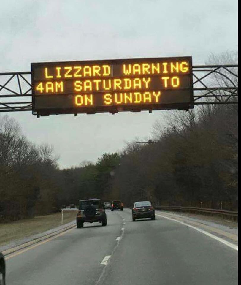 PAgirl_'s tweet image. Sign over 81 yesterday 😂 Lizards, blizzards &amp;amp; snow, oh my! #PAproblems @PennsylvaniaPro