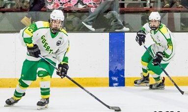 It's Gameday! BG (7-1) hosts Salem Blue Devils (4-4) at Skate 3, puck drops at 3:50. Go BG! #RollCards