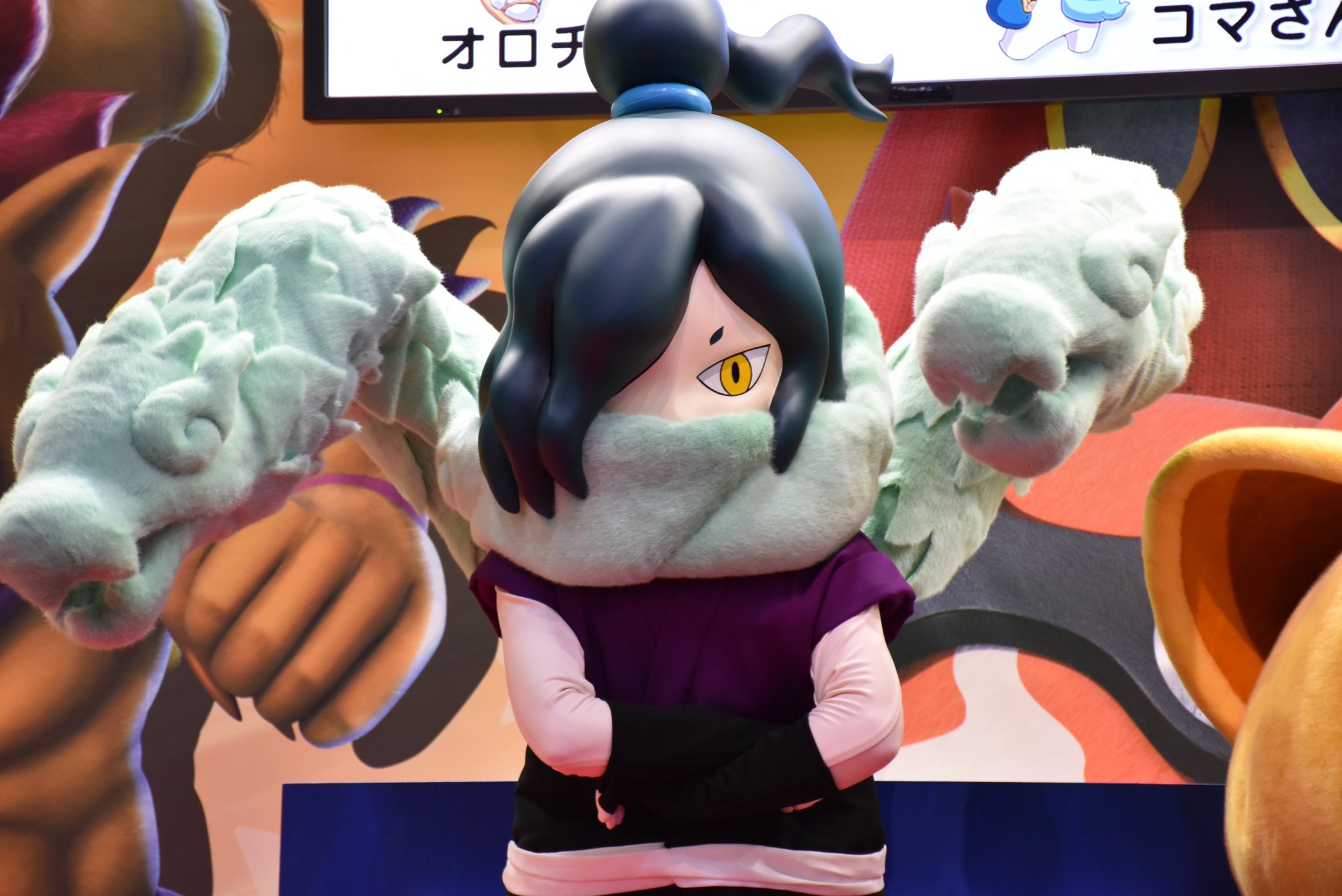 K 妖怪ウォッチの記念撮影ステージ オロチ キュウビ コマさん Kj T Co Zmrvtuifhc K 妖怪ウォッチの記念撮影ステージ オロチ キュウビ コマさん Kj T Co Zmrvtuifhc