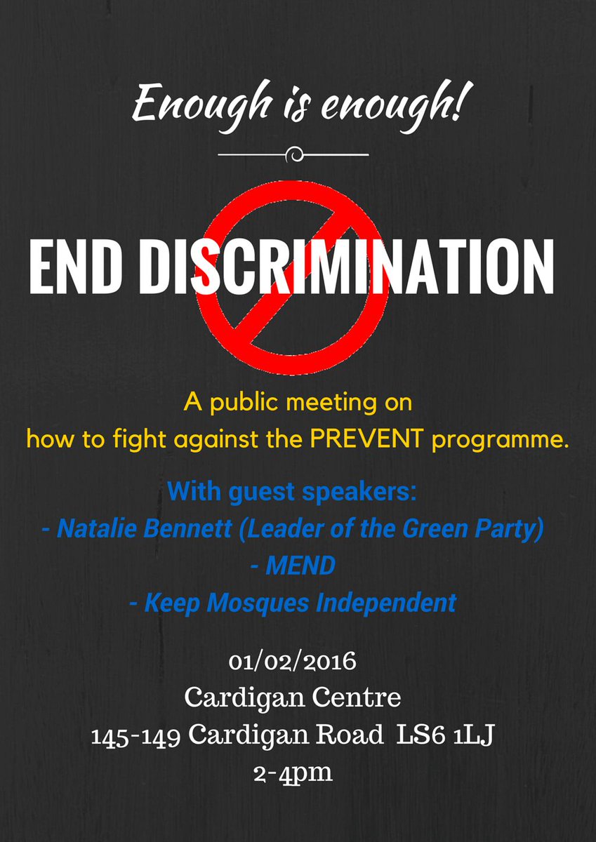 Abu_Tayyib1's tweet photo. Please help publicise this event, End islamaphobia! @mendcommunity @UK_CAGE @CerieOfficial @5Pillarsuk https://t.co/NC0AmHenUD