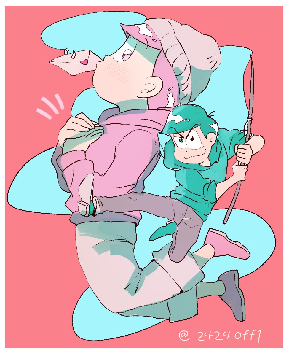 Tweet 材木松 カラ松 トド松の二次創作イラスト 漫画まとめ おそ松さん Naver まとめ
