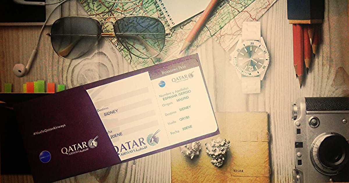 Xplorandomundo's tweet photo. #VueloQatarAirways  Ya estoy preparado sólo me falta la fecha @qatarairways https://t.co/NyCko3PYeF