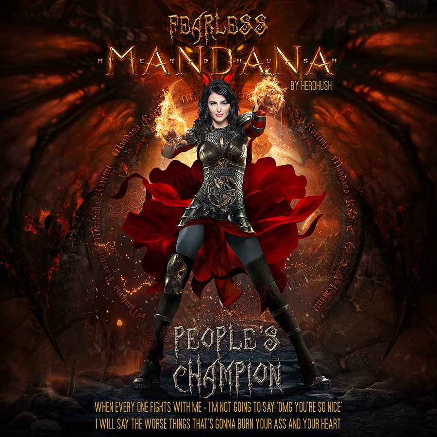 HerdHUSH's tweet photo. Mandana Is A Winner By All Definitions

"People's Champion" @manizhe

Now &amp; Forever
Love You Mandy https://t.co/9YwQBQjf0F