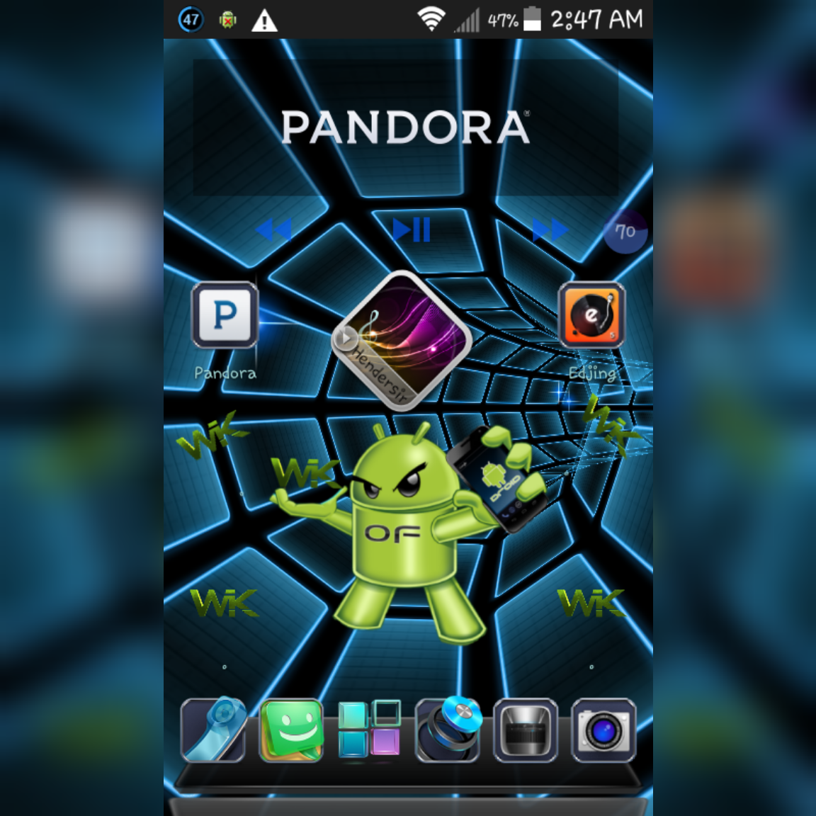 SinsForSam's tweet photo. The custom Android widget i made is dope AF! When i click on it it brings me straight to my Youtube.😜 #WickedSwag https://t.co/iH044b7vDX