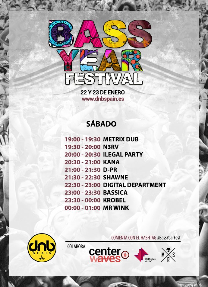 dnbspain's tweet photo. En 30 min comenzamos #BassYearFest 
1er artista de hoy @MetrixDub_Dnb, #dnb
Sintonízanos→ https://t.co/SR52HGehXF https://t.co/9ShqmisVMH