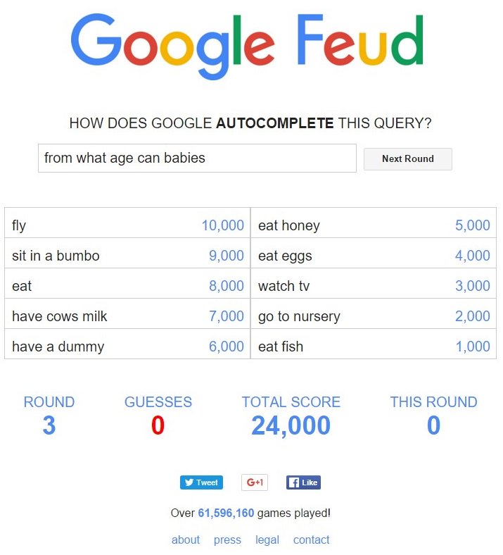 How Old Do I Have to Be to Work at Google Feud