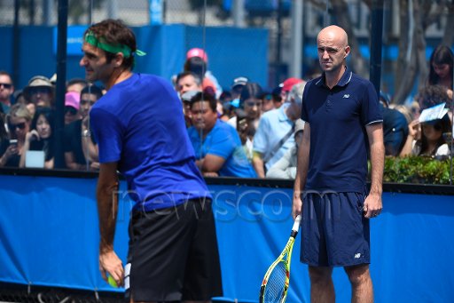 norinchi_df's tweet photo. Practice at the #AusOpen #BlueRFπ https://t.co/PqzL5eWY7B