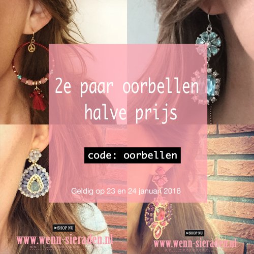 🎉 Ga snel naar wenn-sieraden.nl en gebruik de code oorbellen #oorbellen #korting #sieraden #sale #fashion