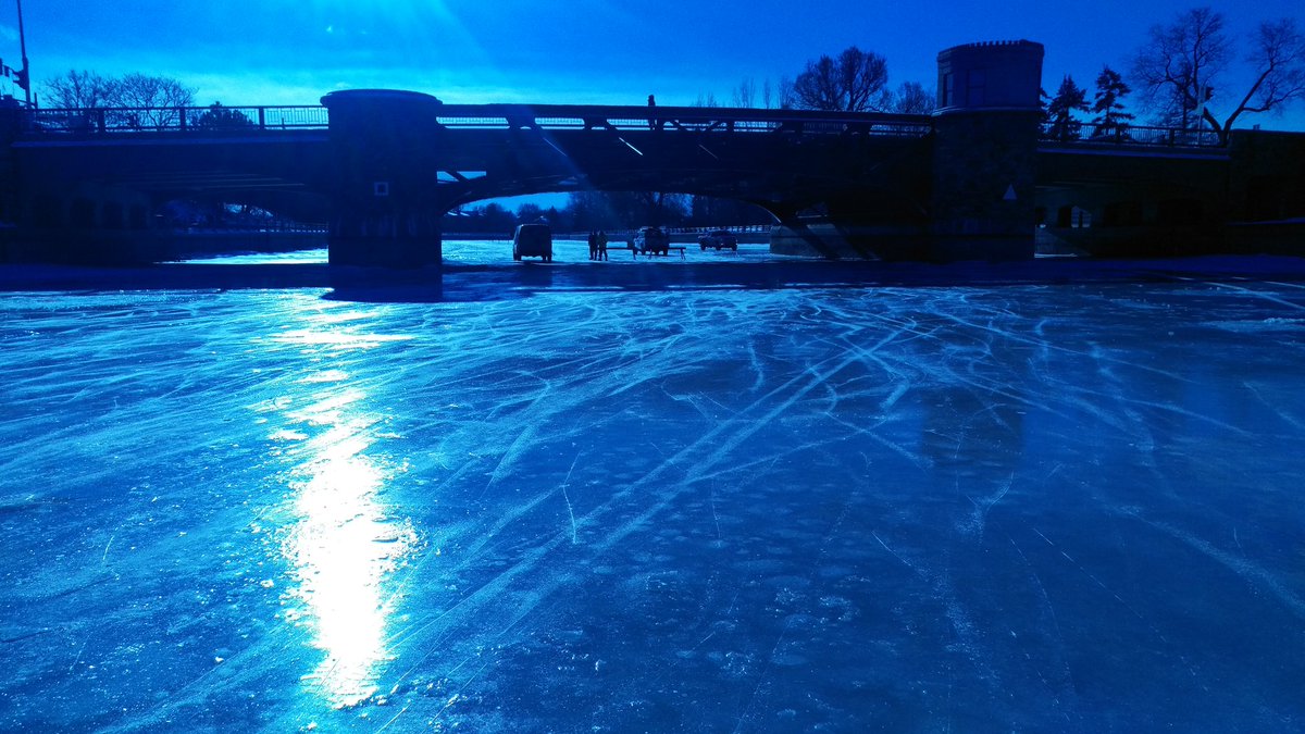 ottthisweek's tweet photo. Conditions are fair on the @NCC_Skateway  but better than closed! https://t.co/hvIEDZoj2n