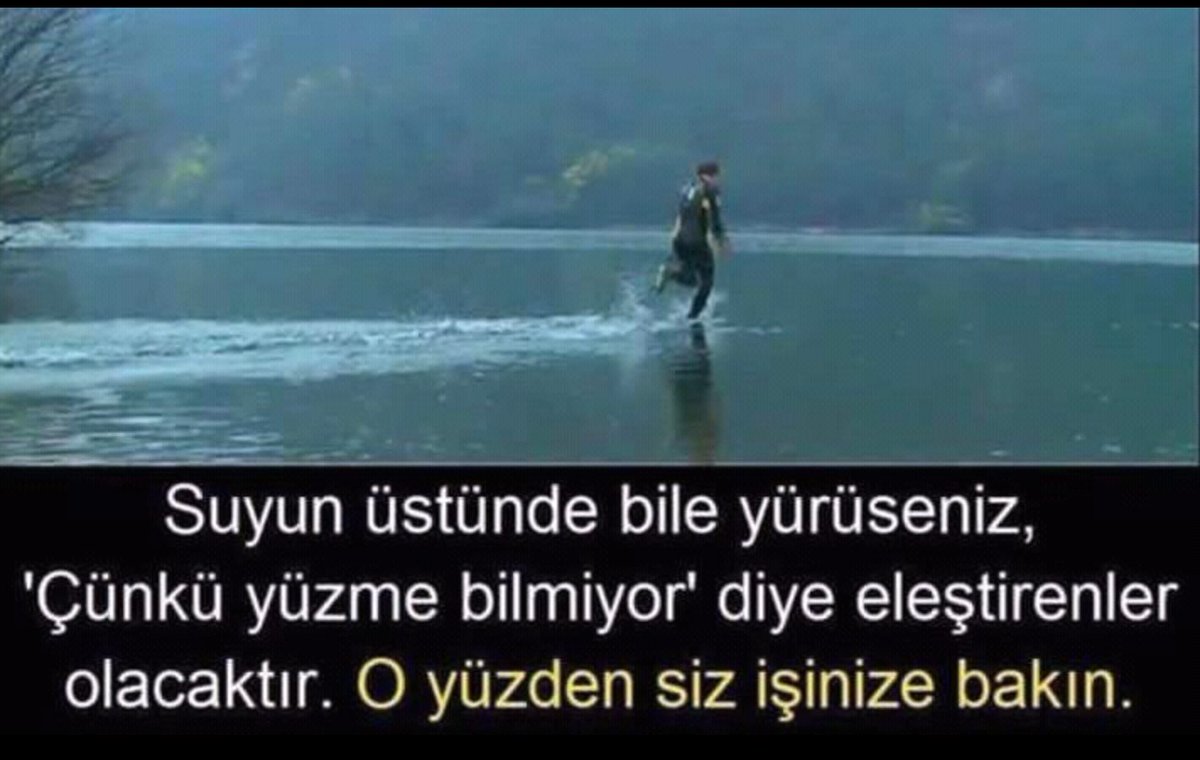 İşinize bakın...