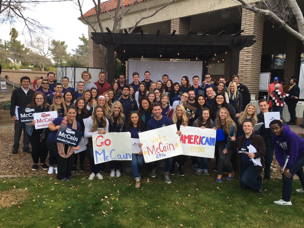 jarredwhicker's tweet photo. .@TeamMcCain ready to go today! #AZSEN https://t.co/lpc3ZX1IyG