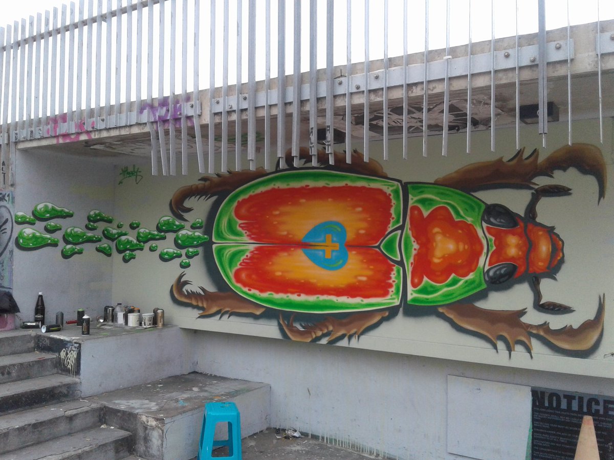 blessedelon's tweet photo. My Latest Scarab piece @ the beachpark" https://t.co/ybNfF8FMFD