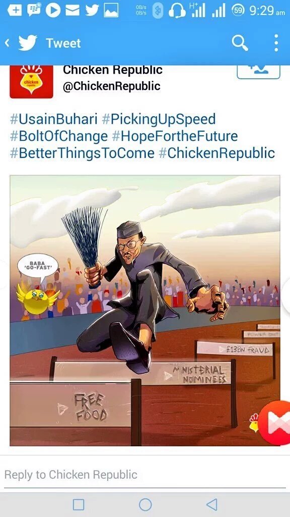 Annaruben7's tweet photo. Who is Chicken Republic's advert maker?
I must say s/he knows how to make hilarious cartoons at our expense. 😂😂😂 https://t.co/NZMPl3fTX5"
