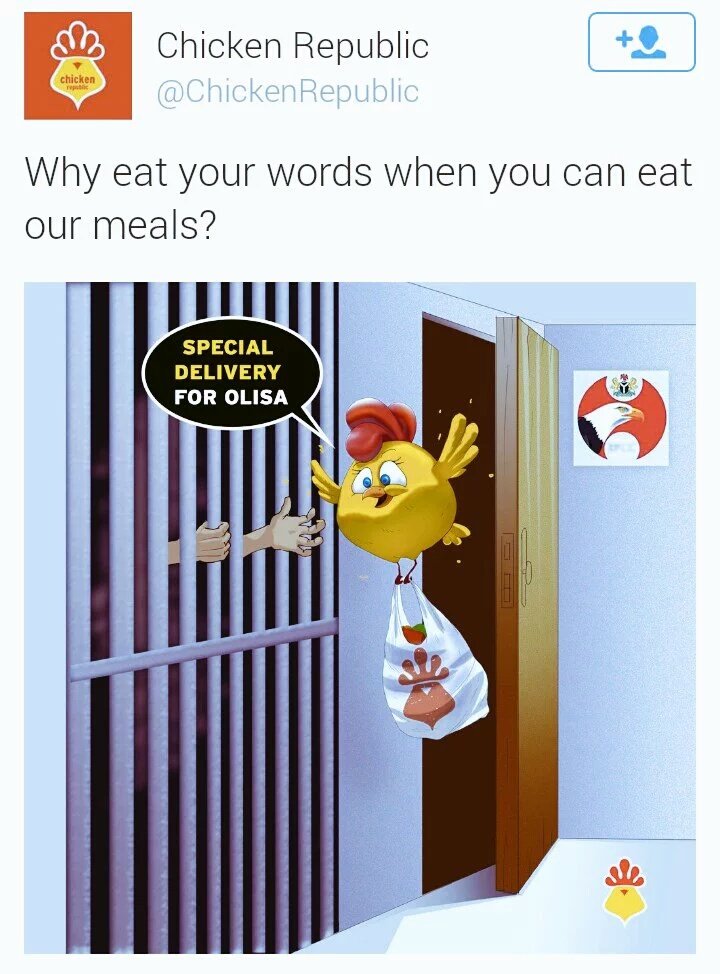 Annaruben7's tweet photo. Who is Chicken Republic's advert maker?
I must say s/he knows how to make hilarious cartoons at our expense. 😂😂😂 https://t.co/NZMPl3fTX5"