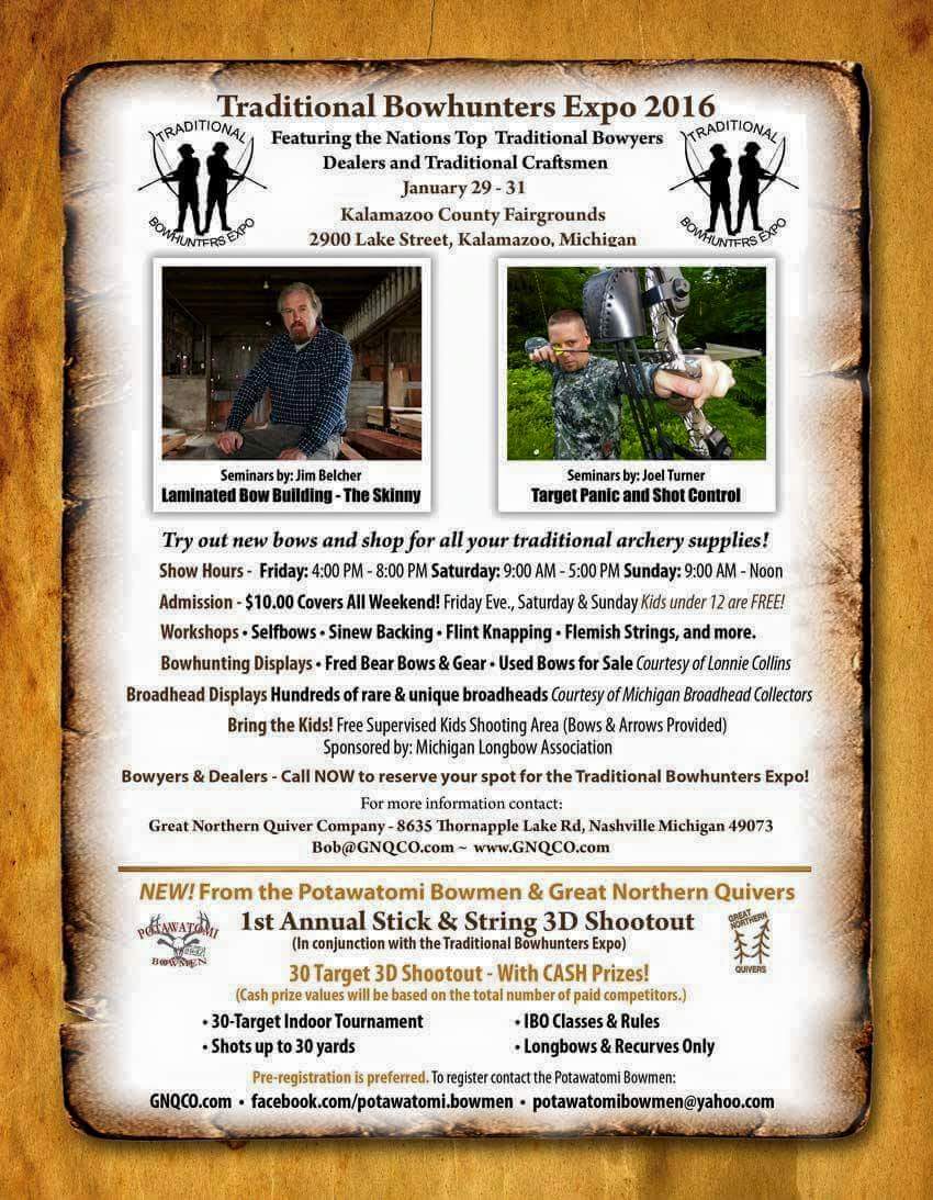 Jbuchin3's tweet photo. Next weekend!  Come see us at the @MichiganLongbow booth! #longbow #traditionalarchery https://t.co/QbeeoqVBNY