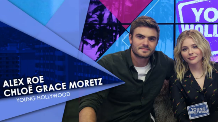 younghollywood's tweet photo. Watch @ChloeGMoretz &amp; Alex Roe talk First Crushes and Accents! @5thwavemovie 
https://t.co/jrbsWPUA4I https://t.co/cOK9E2PLJt