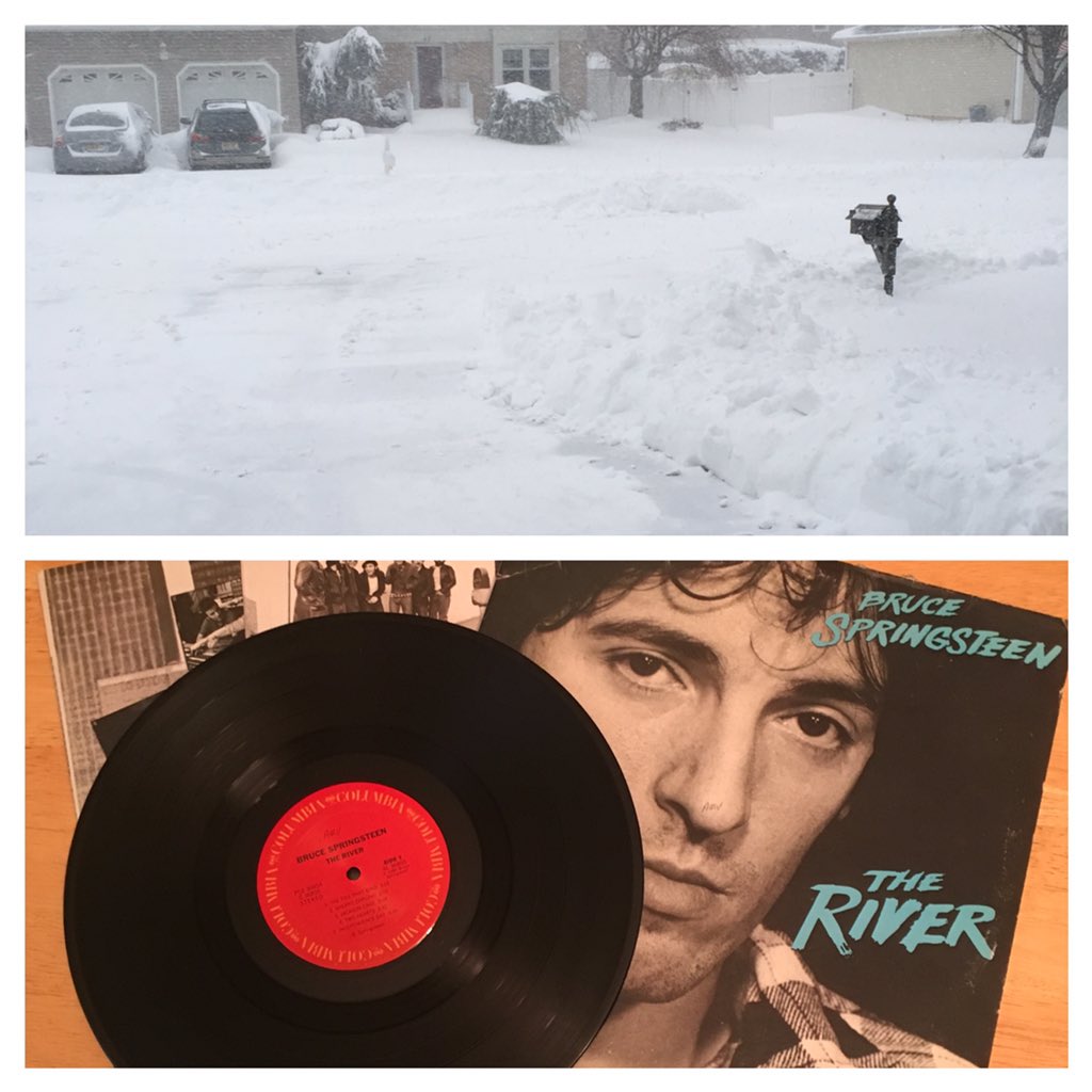 camurray86's tweet photo. The River Tour NYC night 1 Prep: Dig an escape route and list to Bruce on repeat. @Springsteen @blogness https://t.co/bUG2xGl6jS