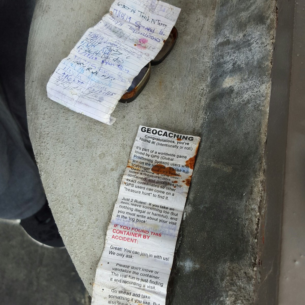 Agents_of_PLACE's tweet image. Find #3 - we are on a roll! #cppcohort2 #geocaching