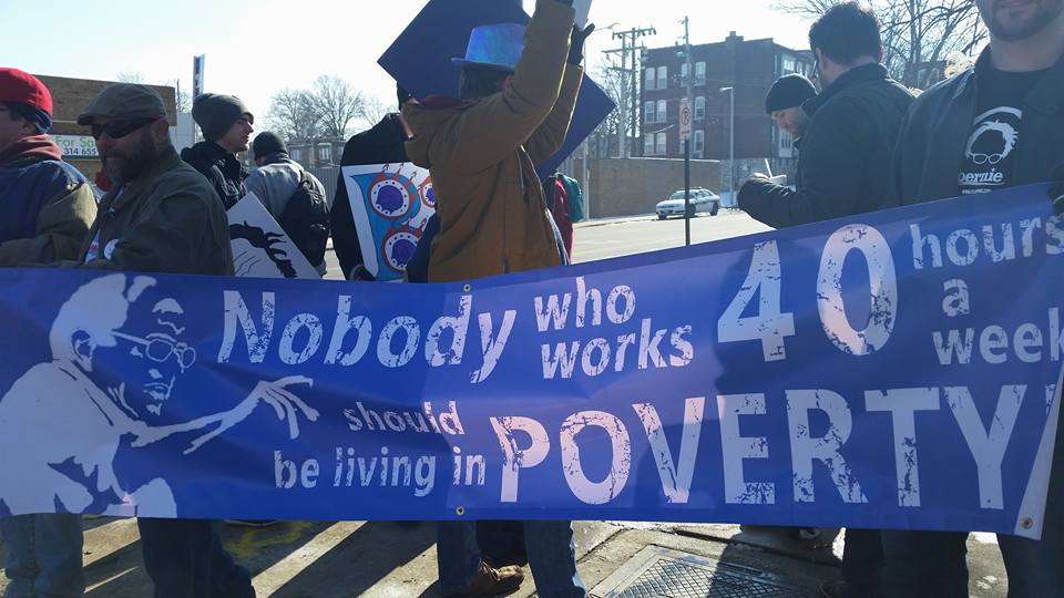 STL4Bernie's tweet photo. #STL4Bernie #MarchForBernie #BernDownTheLoop #FeelTheBern https://t.co/gNCPx9q6NL