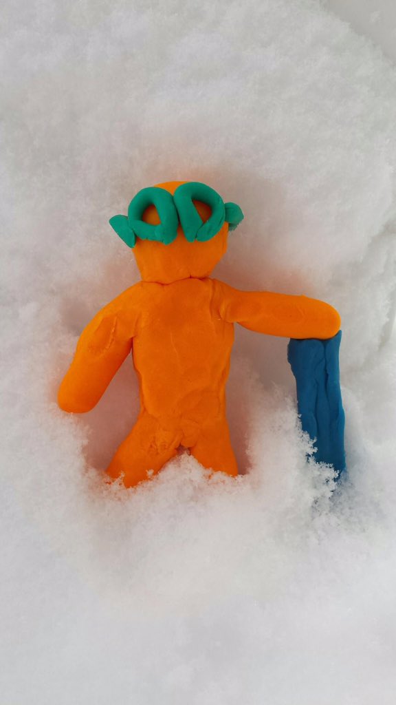 laura_a_webster's tweet photo. @PatsSnowStick Playdoh Pat Collins is our cure! #cabinfevercure #SnowStickChallenge https://t.co/QC9oVt0xd8