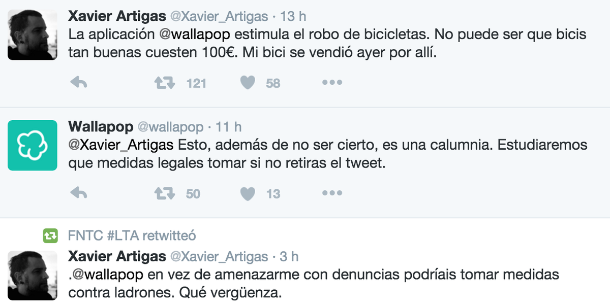 valentisanjuan's tweet photo. Una aplicación 'social' que se dedica a amenazar a la gente en lugar de conversar con ellos... Pues qué decepción! https://t.co/l4ePMqgXkB