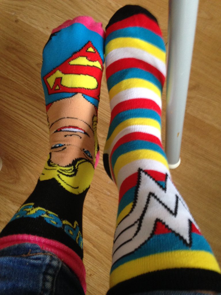 SuperheroSocks's tweet photo. Support cancer superheroes. Post #superherosock selfie &amp; Txt RMCC33 3 to 70070 to donate £3 to Royal Marsden https://t.co/PyR2Z2KV0Y