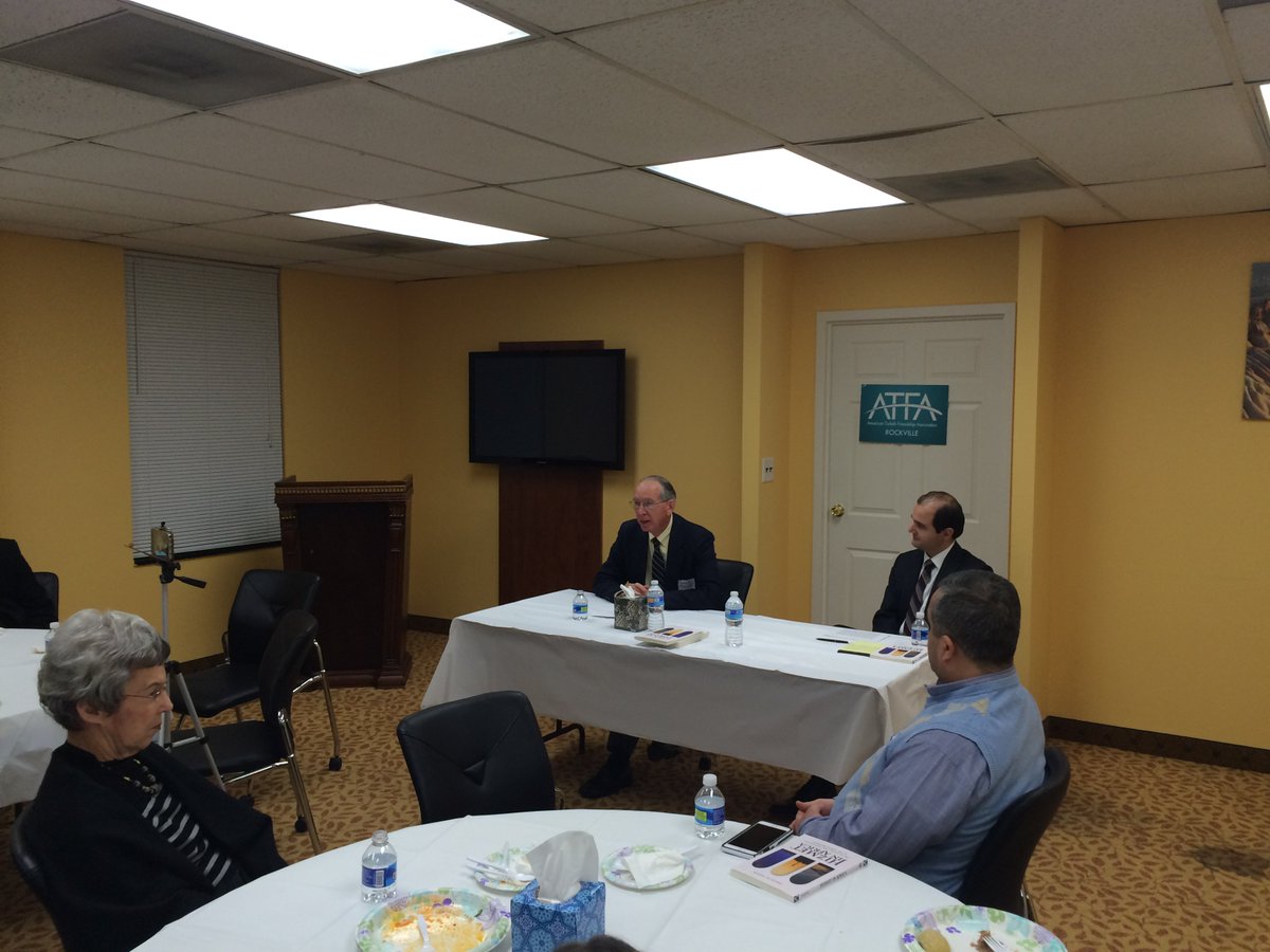 rumiforum's tweet photo. Great conversation around @AmbShinn`s "#Hizmet in #Africa" book on significant activities of #Gulen Movement @ATFAmd https://t.co/JOdNVHH8Ve