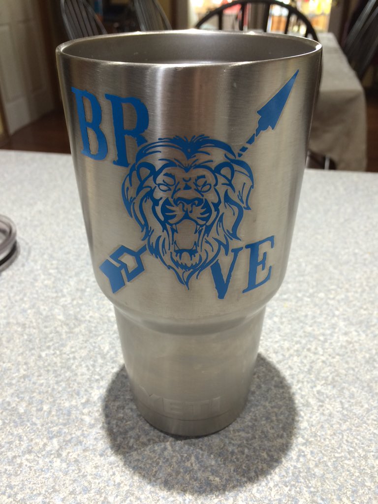 DecalPop's tweet image. Look what Phil jones got for his yeti! @cameronmwest #spree16