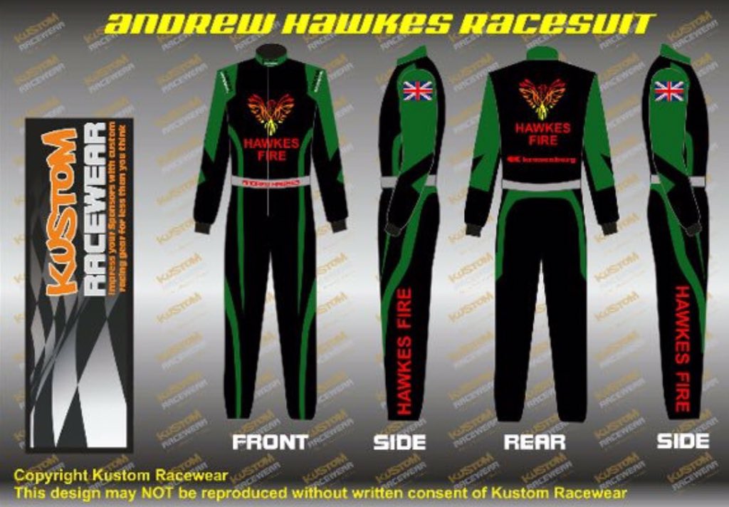 Well <a href="/HawkesAndy/">Andy.Hawkes</a> is certainly going to be strutting his stuff in the Swift Camp in this new <a href="/kustomracewear/">Kustom Racewear</a> suit.