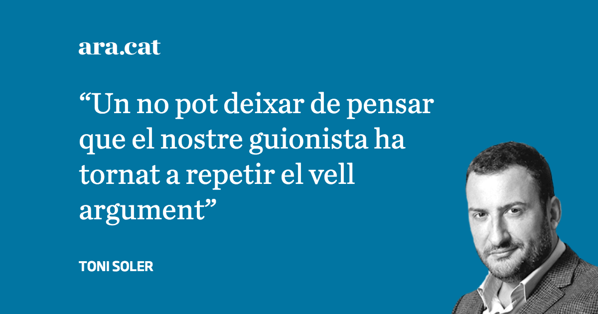 'Un ‘remake’ massa previsible', article de <a href="/soler_toni/">TONI SOLER</a> ara.cat/opinio/remake-…