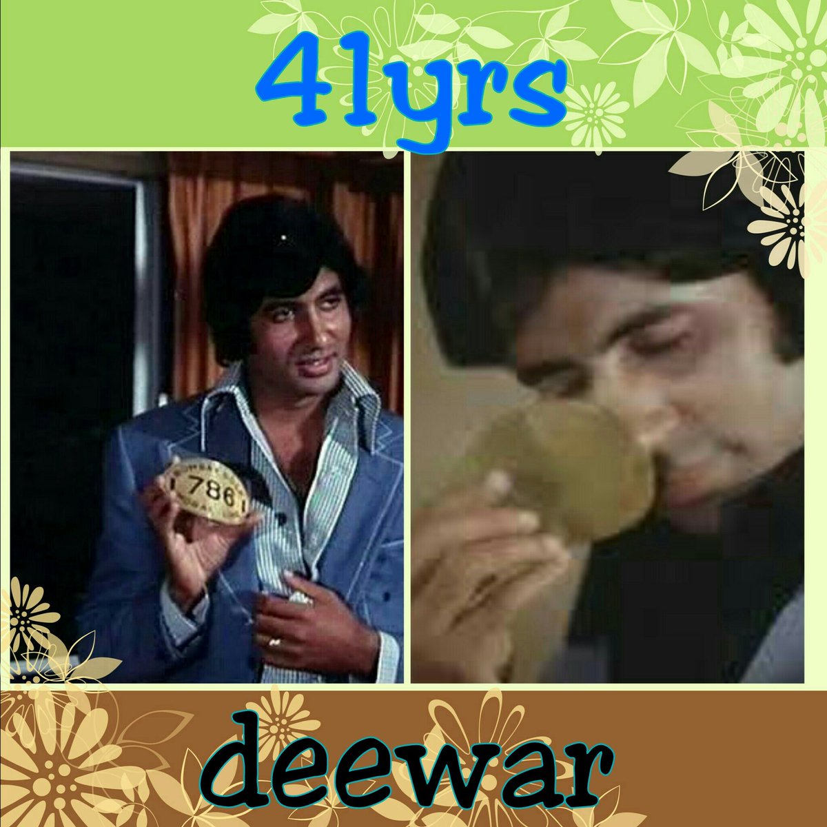 pamelaarora's tweet photo. @SrBachchan @Thekkapoor @NadkarAmit @alenushkaykina @luvAmitabh @mitenlapsiya #41yrsofblockbusterdeewar BILLA NO 786 https://t.co/MFLD2GD0xR